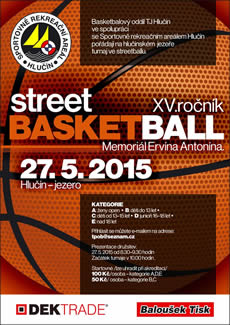 Plakát Streetbasketbal 2015